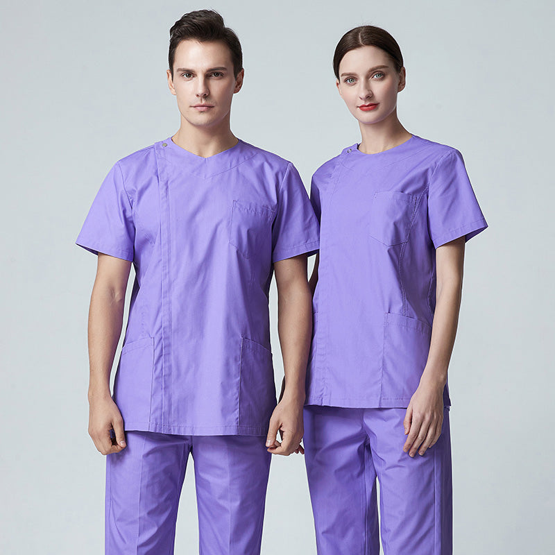 スクラブ上下セット 半袖 男女兼用 XS〜XXXL 5色