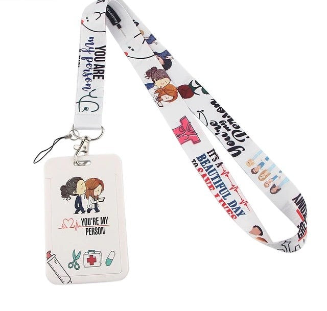 グレイズ・アナトミー ネームホルダー(ネックストラップ付)