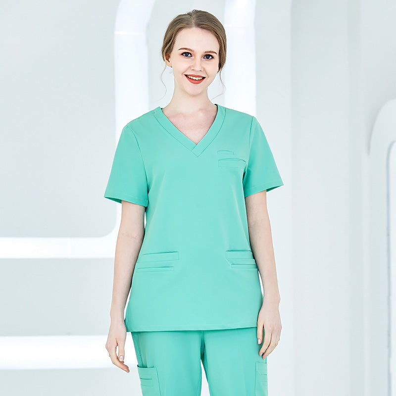 スクラブ 半袖 男女兼用 S〜XXXL 11色