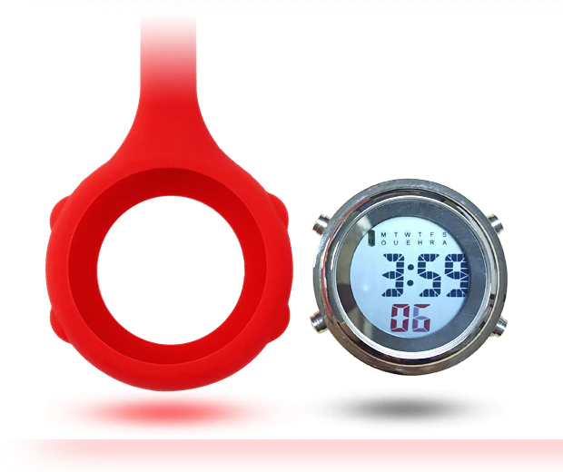 ナースウォッチ シリコンカバー付き 全7色