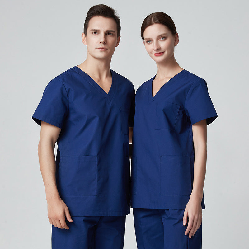 スクラブ上下セット 半袖 男女兼用 XS〜XXXL 5色