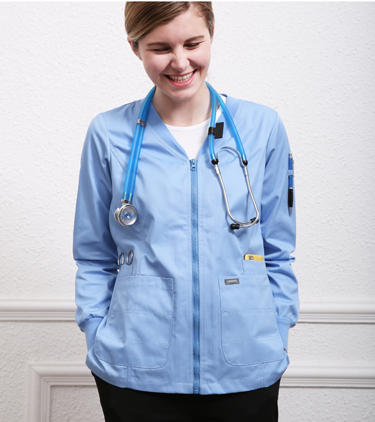 ナースジャケット 長袖 女性用 S〜XXXL