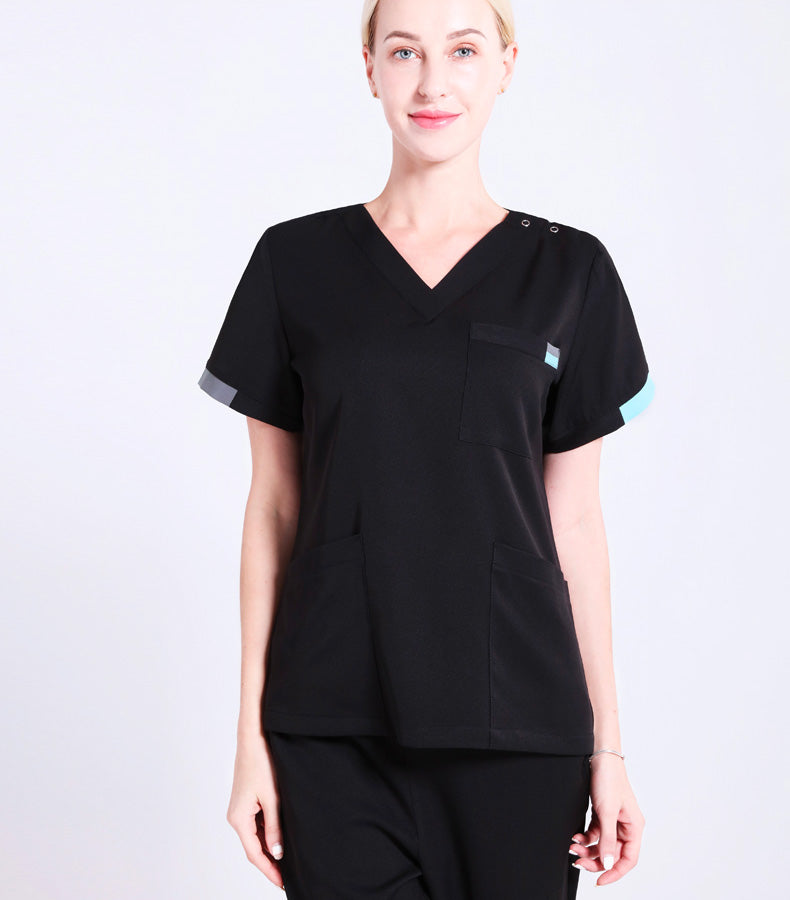 スクラブ上下セット 半袖 男女兼用 S〜XXXL 3色