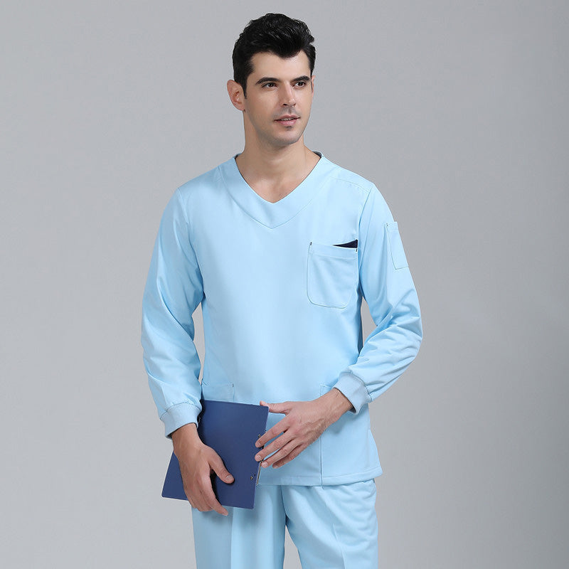 スクラブ 長袖 女性用 男性用 S〜XXXL 3色