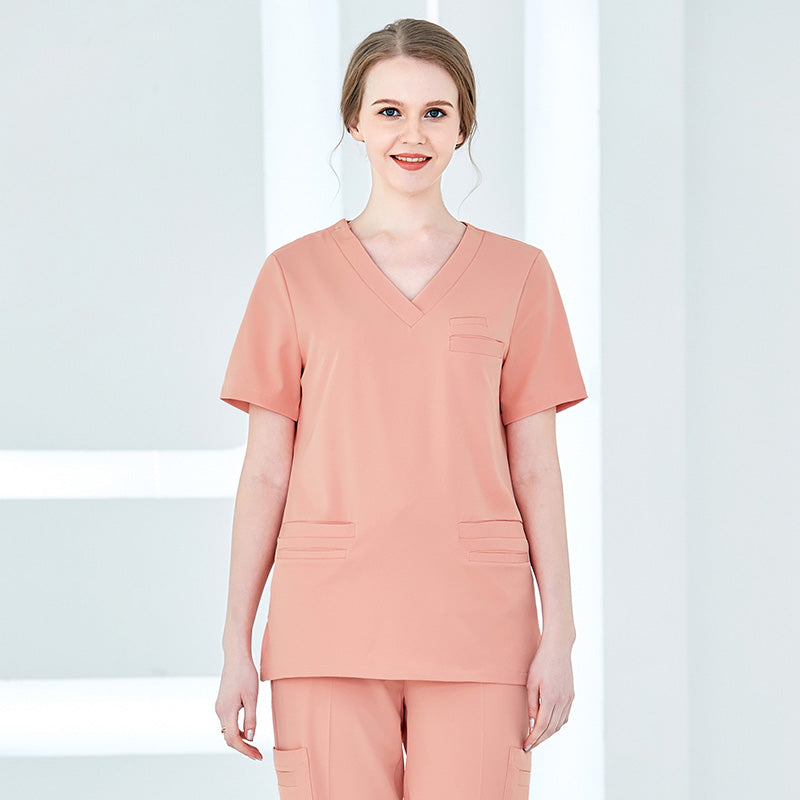 スクラブ 半袖 男女兼用 S〜XXXL 9色