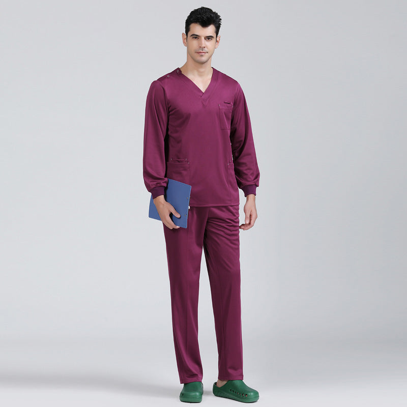 スクラブ 長袖 女性用 男性用 S〜XXXL 4色