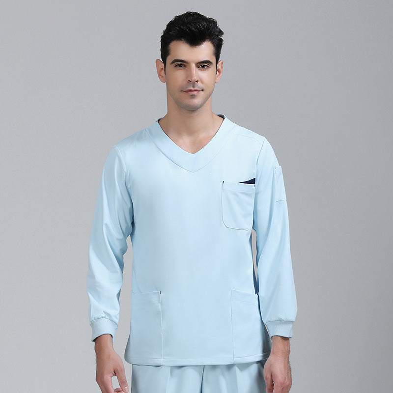 スクラブ 長袖 女性用 男性用 S〜XXXL 4色