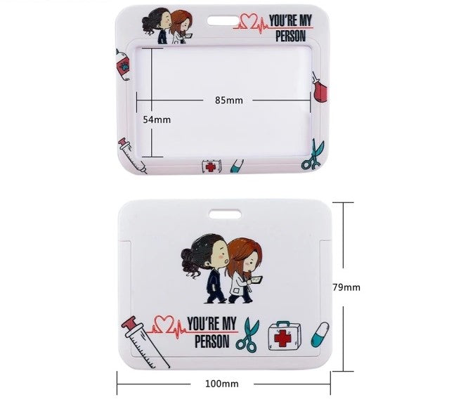 グレイズ・アナトミー ネームホルダー(ネックストラップ付)