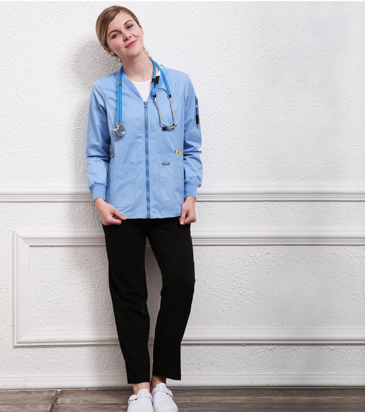 ナースジャケット 長袖 女性用 S〜XXXL