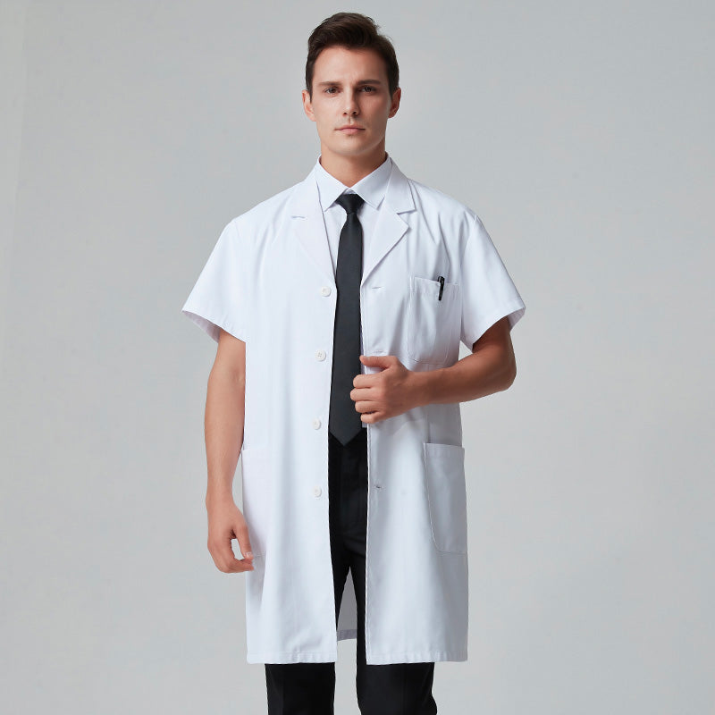白衣 半袖  男性用 女性用 S〜XXXL 2色