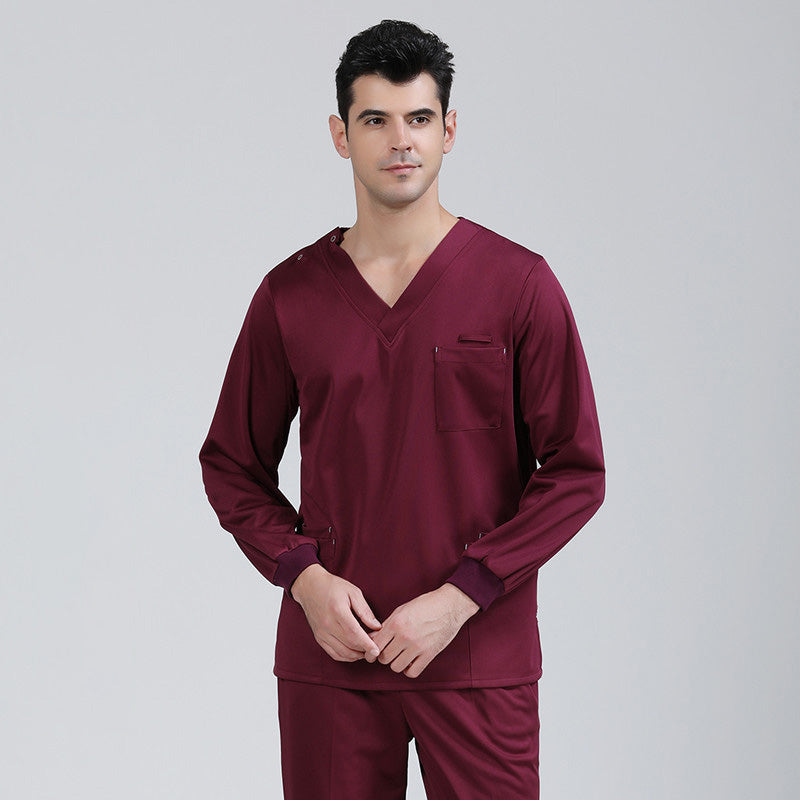 スクラブ 長袖 女性用 男性用 S〜XXXL 3色