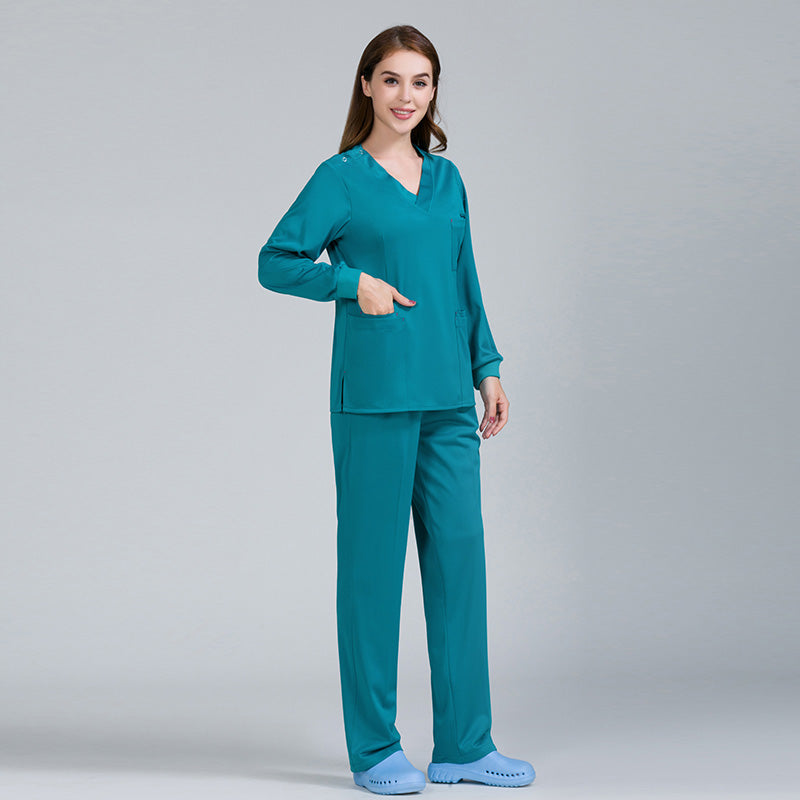 スクラブ 長袖 女性用 男性用 S〜XXXL 4色