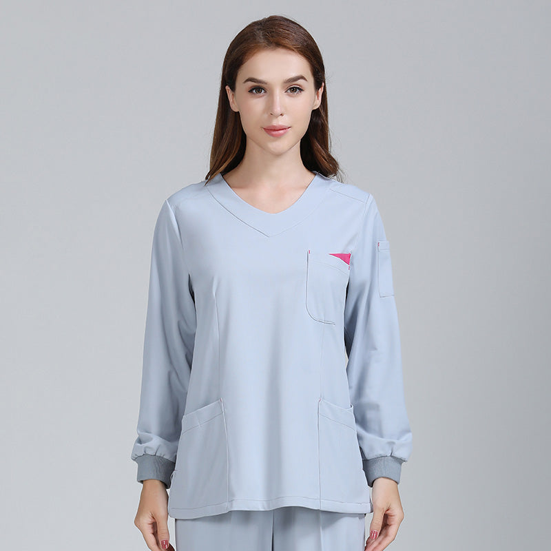 スクラブ 長袖 女性用 男性用 S〜XXXL 4色