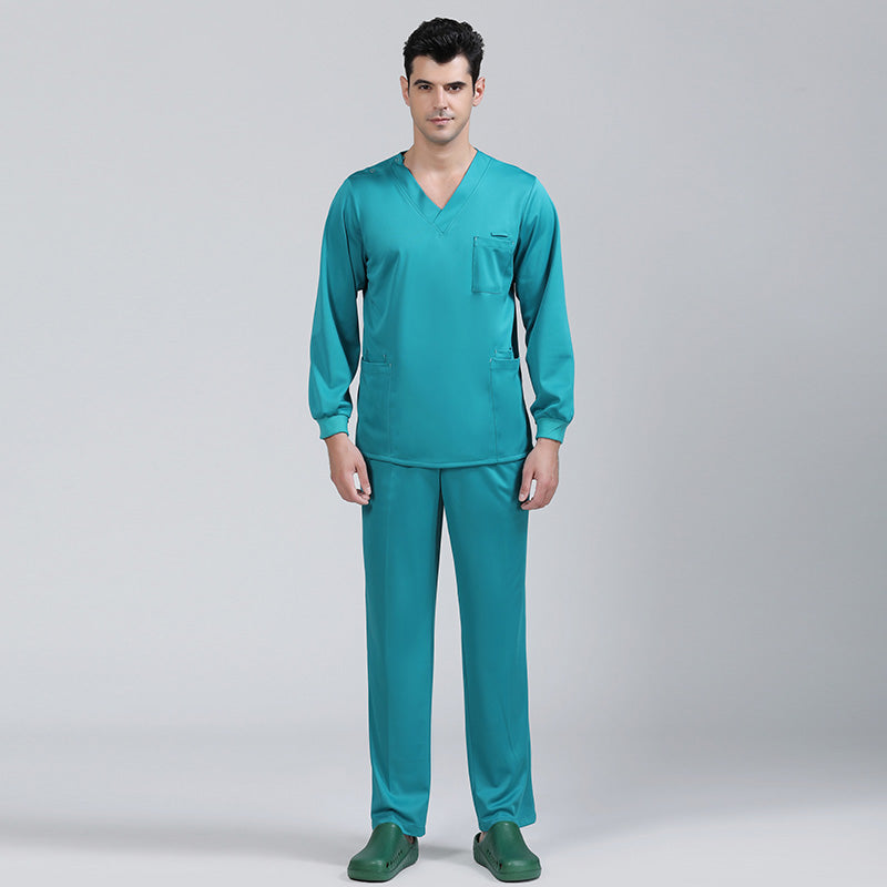 スクラブ 長袖 女性用 男性用 S〜XXXL 4色