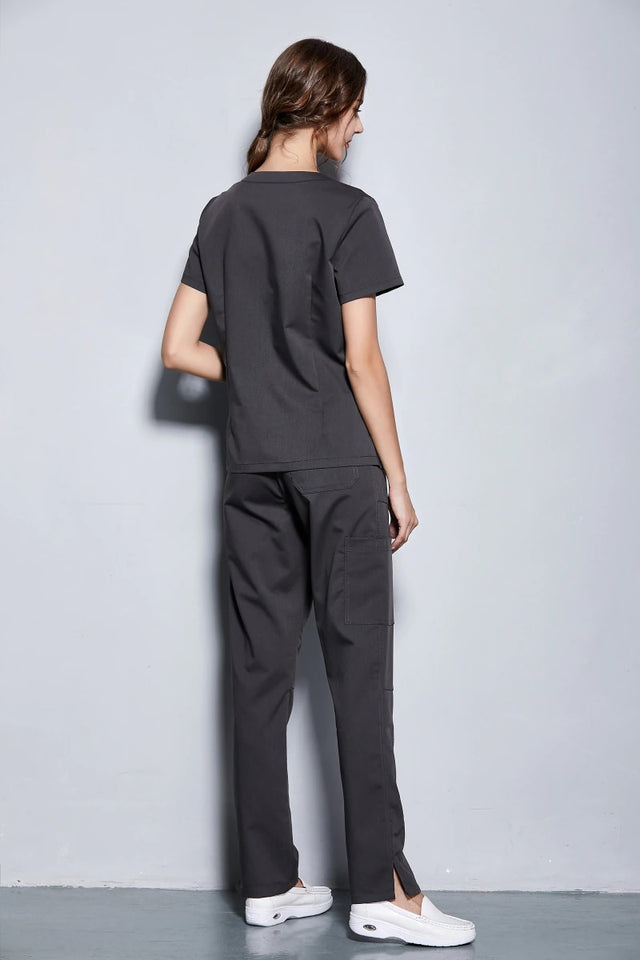 スクラブ上下セット 半袖 女性用 2色展開 S〜XXL