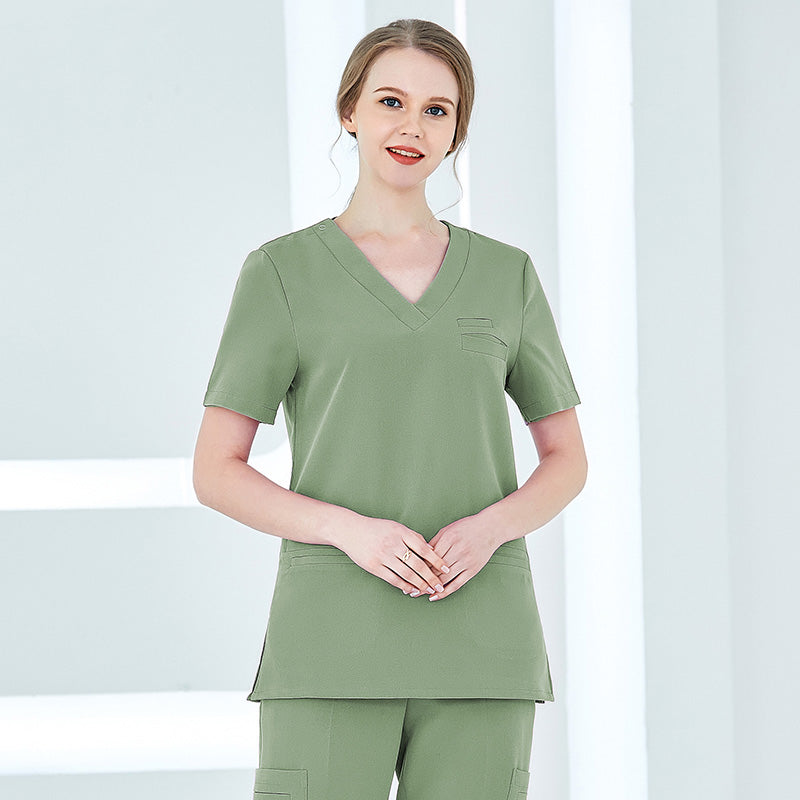 スクラブ 半袖 男女兼用 S〜XXXL 11色