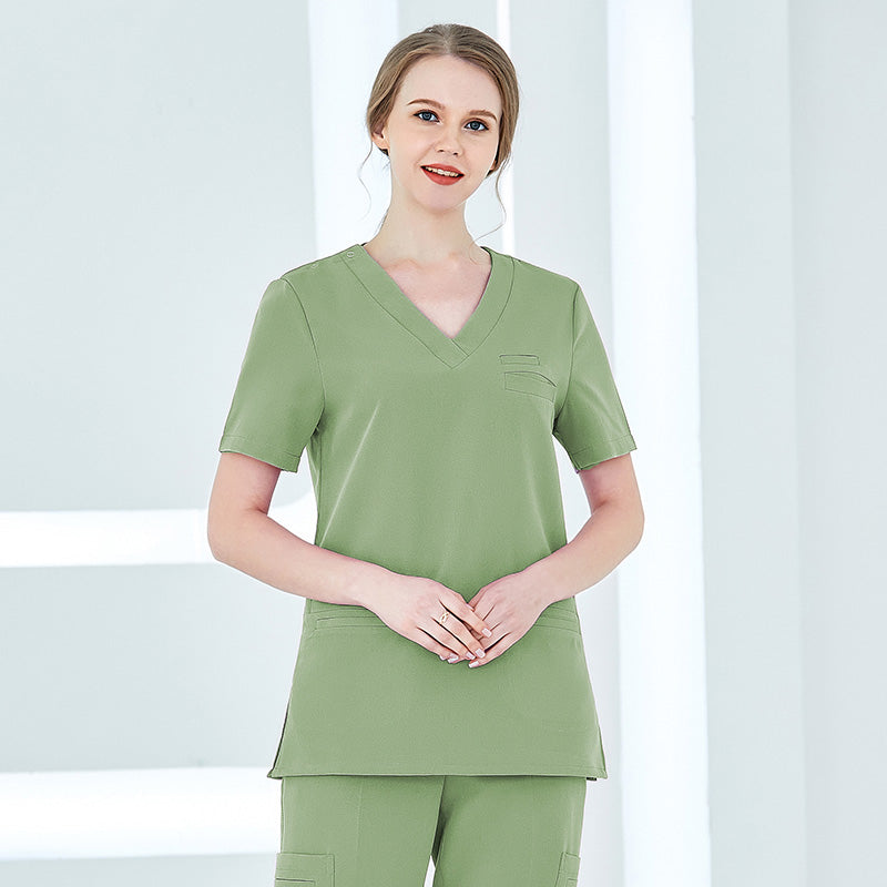 スクラブ 半袖 男女兼用 S〜XXXL 11色