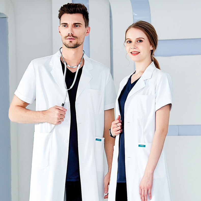 白衣 半袖 女性用 男性用 S〜XXXL