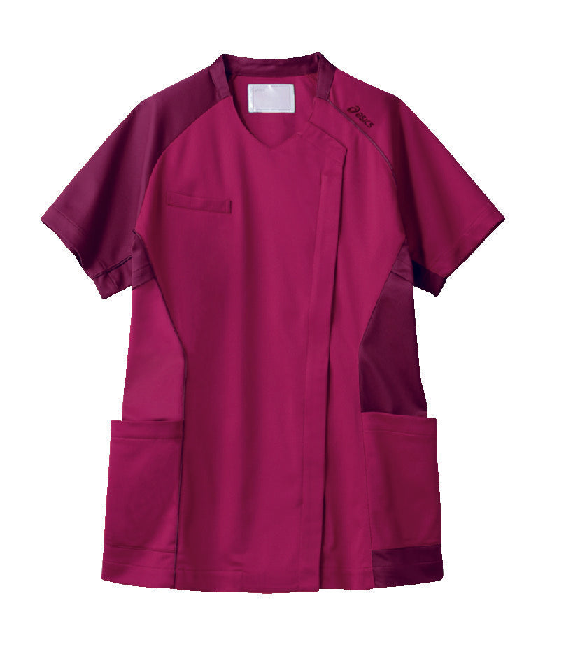 アシックス CHM355 スクラブ 半袖 女性用 3色展開