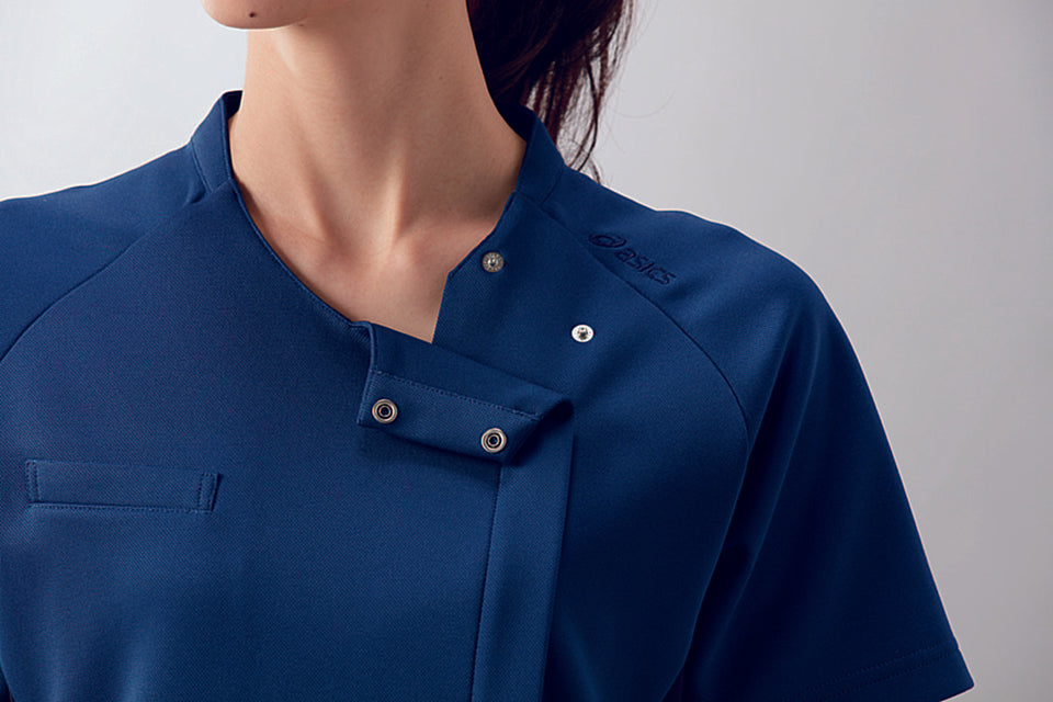 アシックス CHM359 スクラブ 半袖 女性用 4色展開