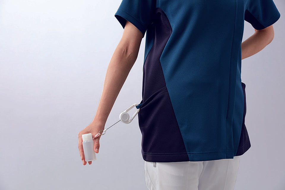 アシックス CHM359 スクラブ 半袖 女性用 4色展開