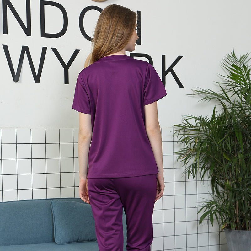 スクラブ上下セット 半袖 女性用 S〜XXL