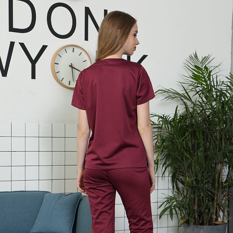 スクラブ上下セット 半袖 女性用 S〜XXL