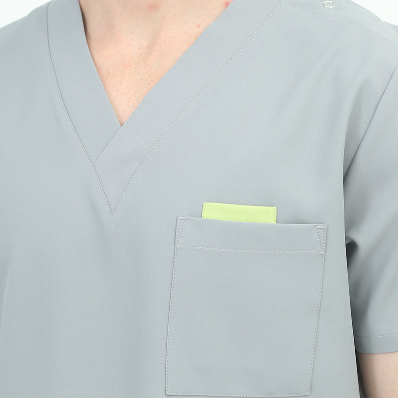 スクラブ上下セット 半袖 男性用 S〜XXL