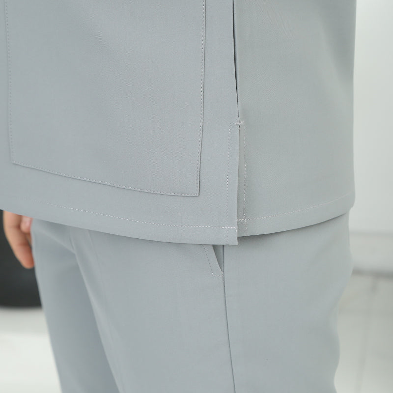 スクラブ上下セット 長袖 女性用 男性用 S〜XXL