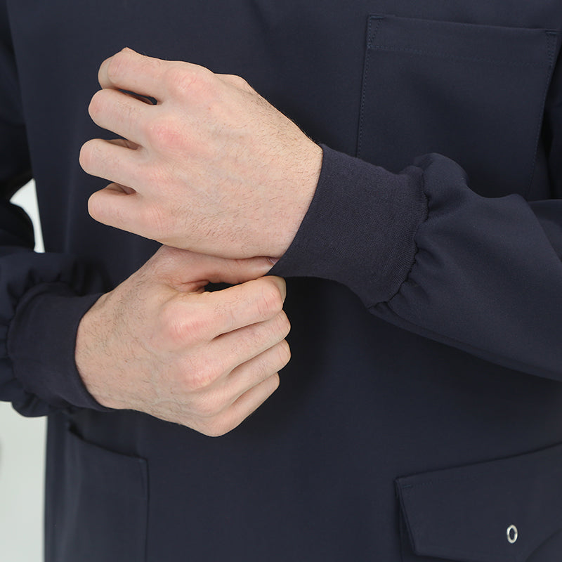 スクラブ上下セット 長袖 女性用 男性用 S〜XXL 2色