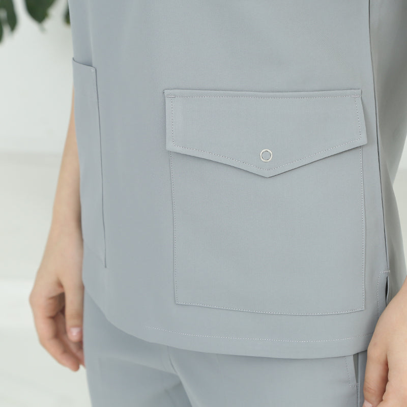 スクラブ上下セット 半袖 女性用 S〜XXL 4色