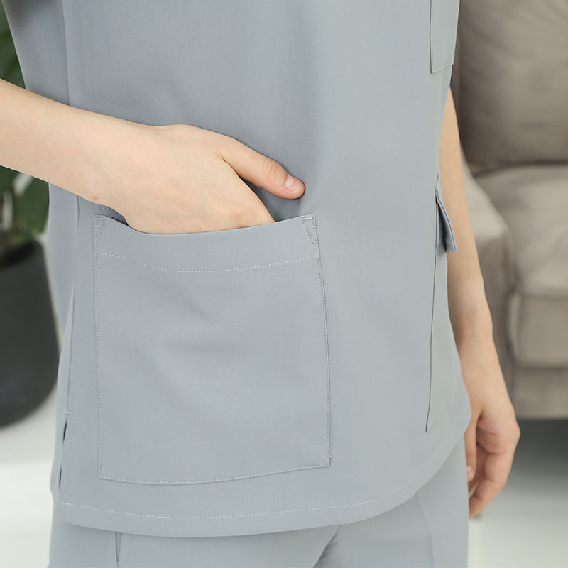 スクラブ上下セット 半袖 女性用 S〜XXL 4色