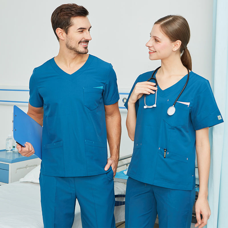 スクラブ上下セット 半袖 女性用 男性用 S〜XXL 3色