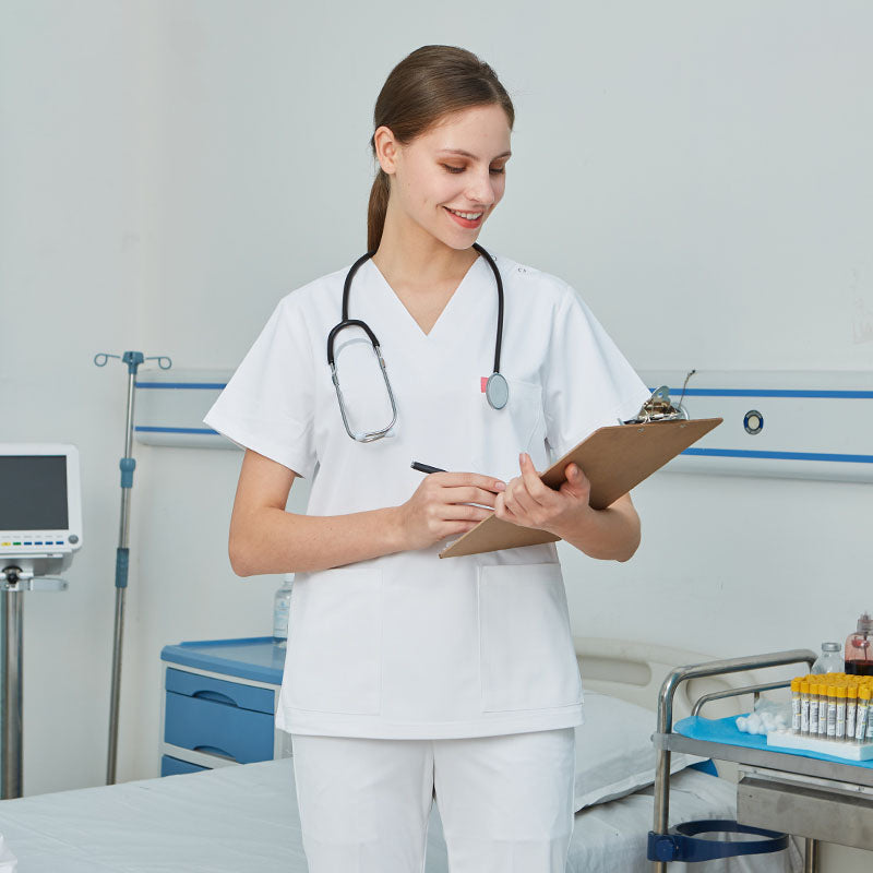 スクラブ上下セット 半袖 女性用 S〜XXL