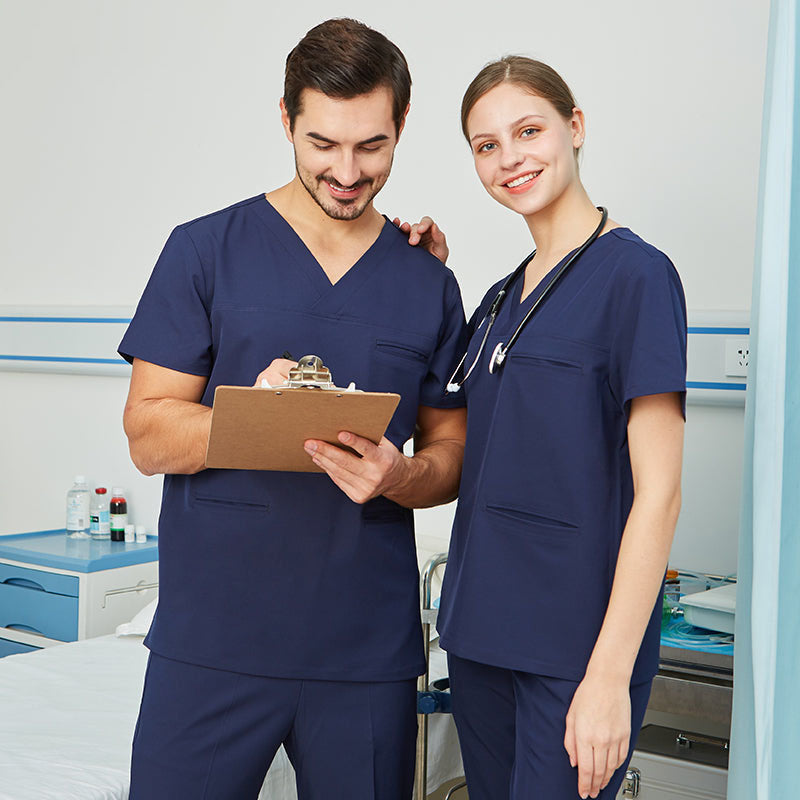 スクラブ上下セット 半袖 女性用 男性用 S〜XXL