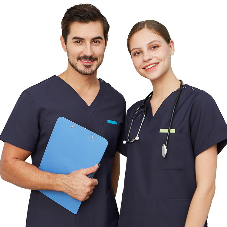 スクラブ上下セット 半袖 女性用 男性用 S〜XXL 8色