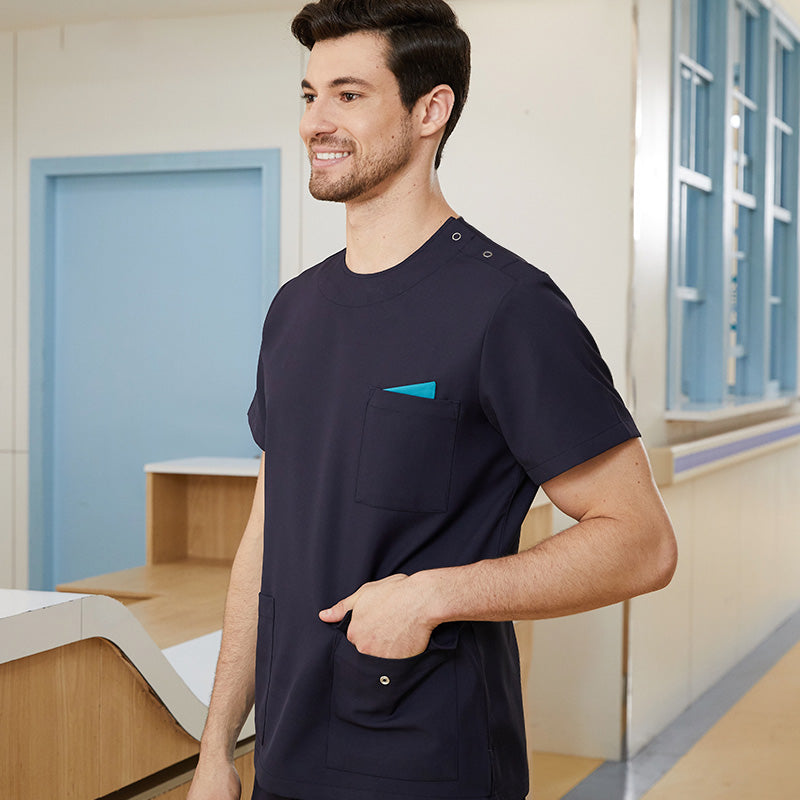 スクラブ上下セット 半袖 女性用 男性用 S〜XXL 4色