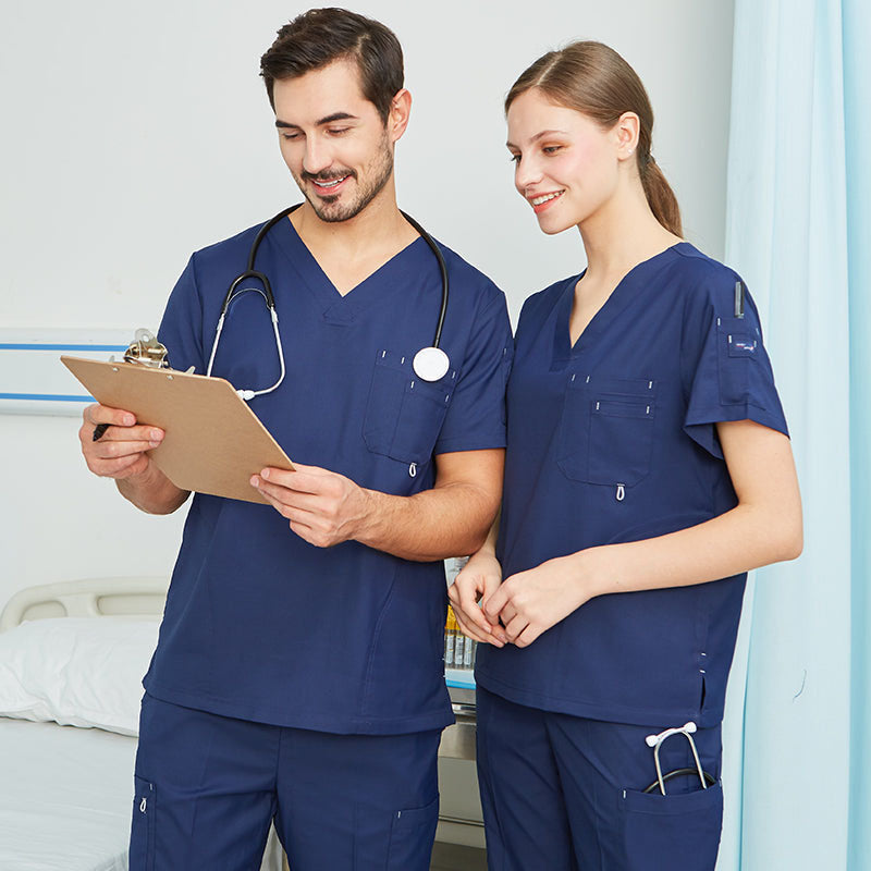 スクラブ上下セット 半袖 女性用 男性用 S〜XXL