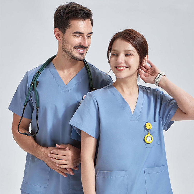 スクラブ上下セット 半袖 女性用 男性用 S〜XXL 10色