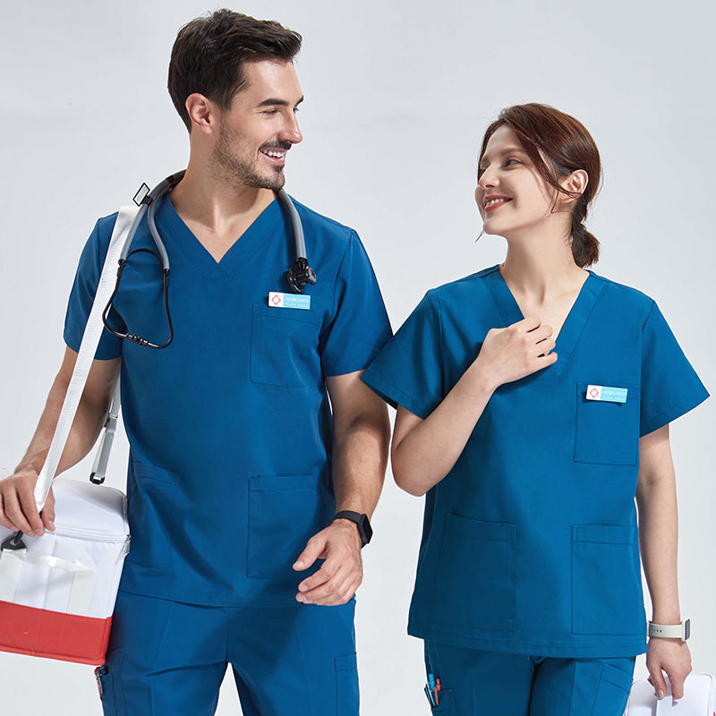 スクラブ上下セット 半袖 女性用 男性用 S〜XXL 10色