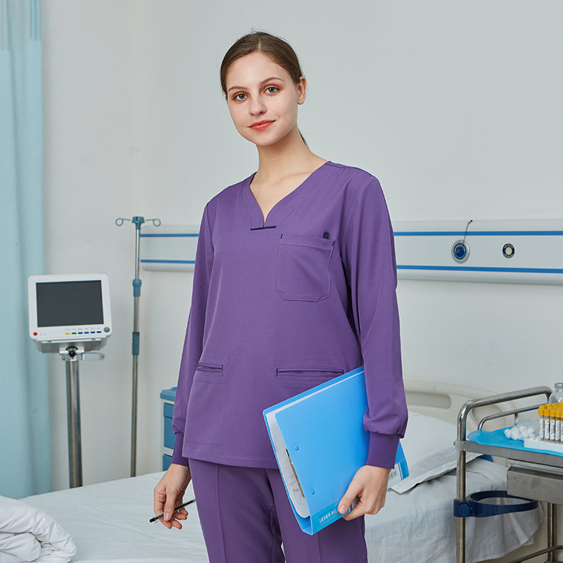 スクラブ 長袖 女性用 S〜XXL 3色