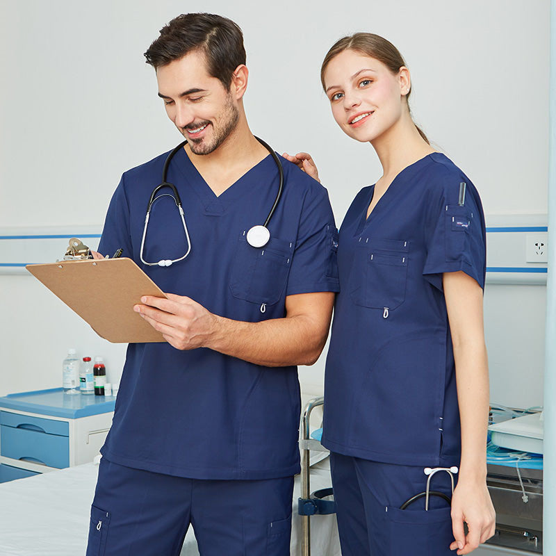 スクラブ上下セット 半袖 女性用 男性用 S〜XXL