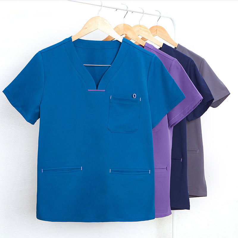 スクラブ上下セット 半袖 女性用 S〜XXL 4色