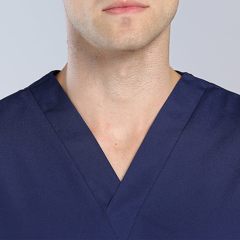 スクラブ上下セット 半袖 男性用 S〜XXL 3色