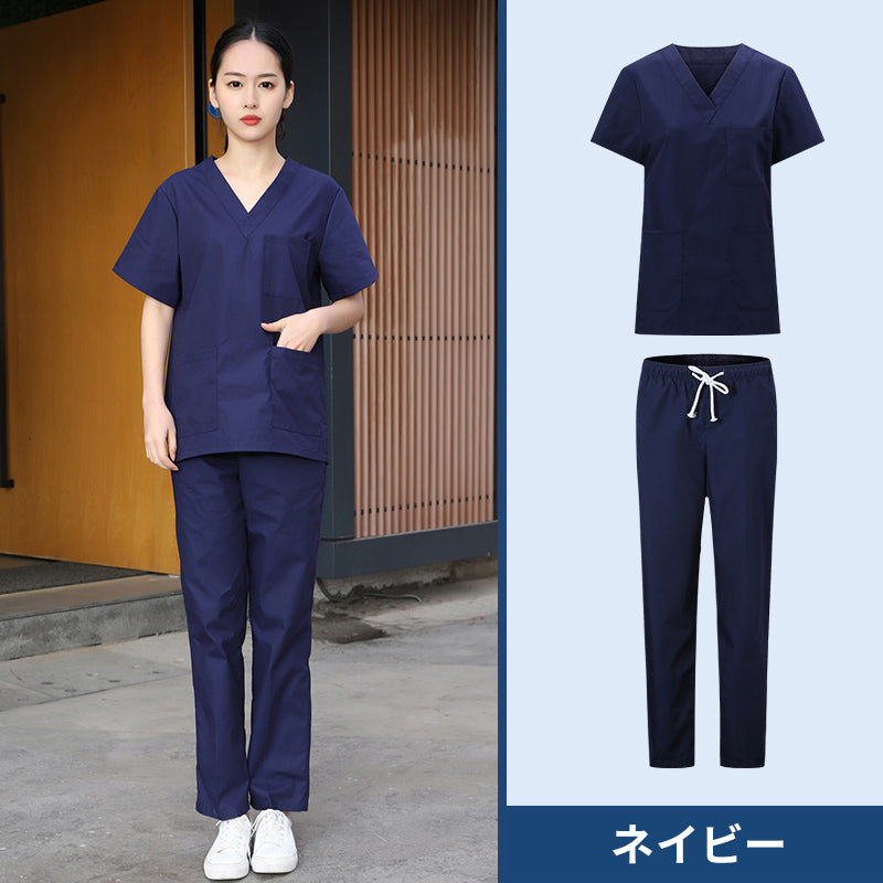 スクラブ上下セット 半袖 女性用 S〜XXXL 10色