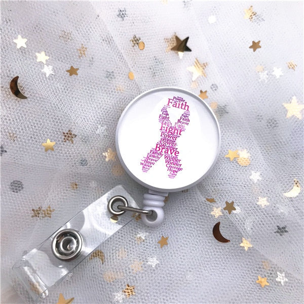 リール付ネームクリップ 名札用 かわいいイラスト 全12種