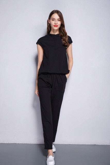 スクラブ上下セット フレンチスリーブ 女性用 全3色 S〜L