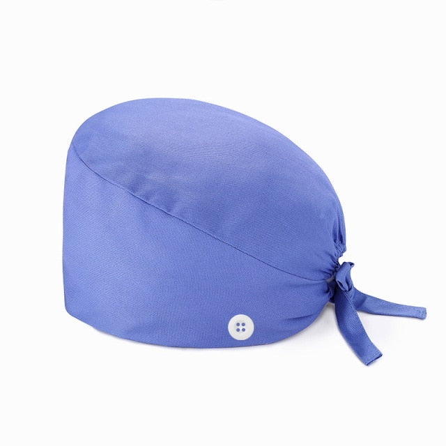 手術帽子 マスク掛け付き 全12色