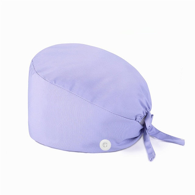 手術帽子 マスク掛け付き 全12色