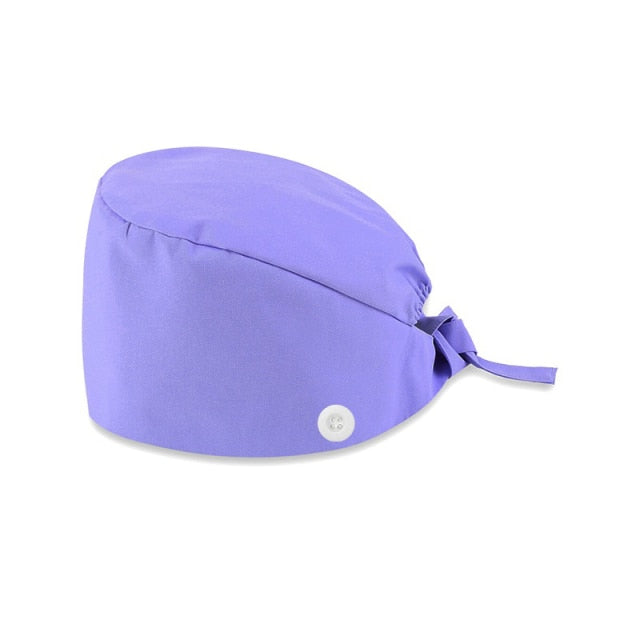 手術帽子 マスク掛け付き 全12色